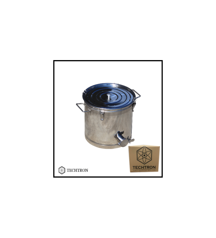 Bucket for honey 25L-35KG with Stainless steel valve and buckles