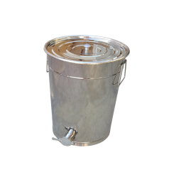 Bucket for honey 57L-80KG with Stainless steel valve