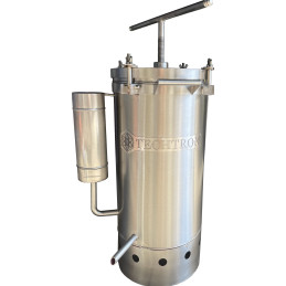 Steam wax melter with press...