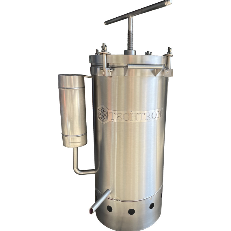 Steam wax melter with press with 3kW heater